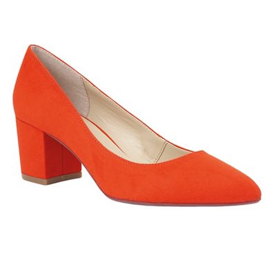 Orange 'Briars' court shoes